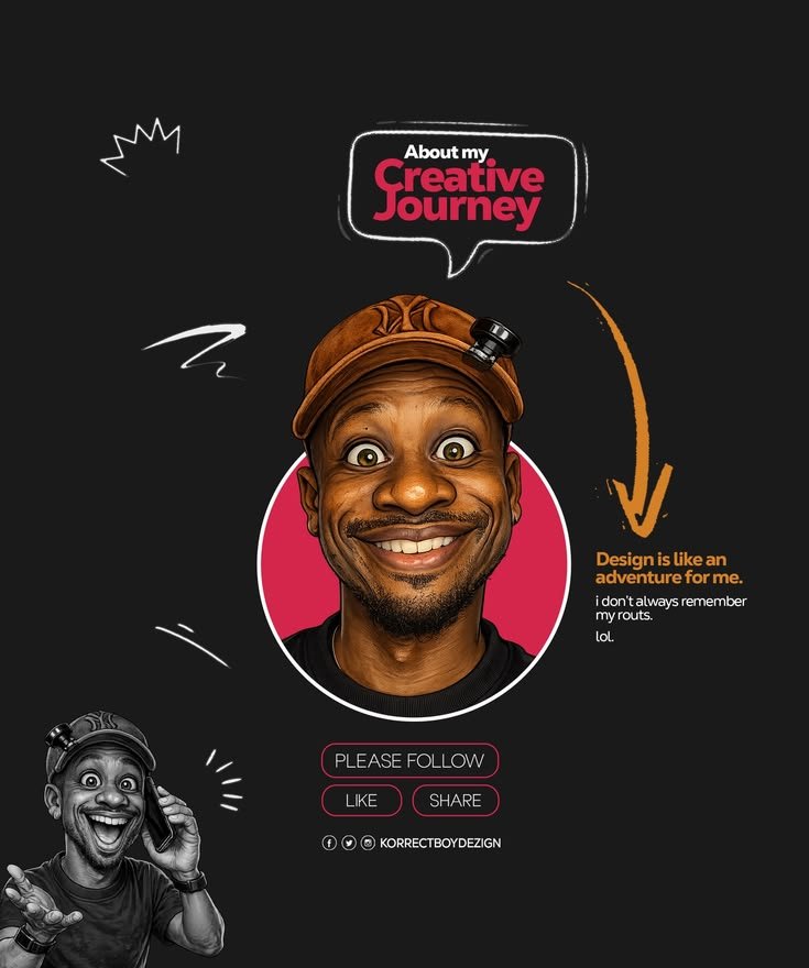 As a creative designer all you need is CONSISTENCY__#graphicdesigner #korrectboydezign #prompt #fyp #treanding (6)