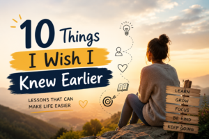 10 Things I Wish I Knew Earlier