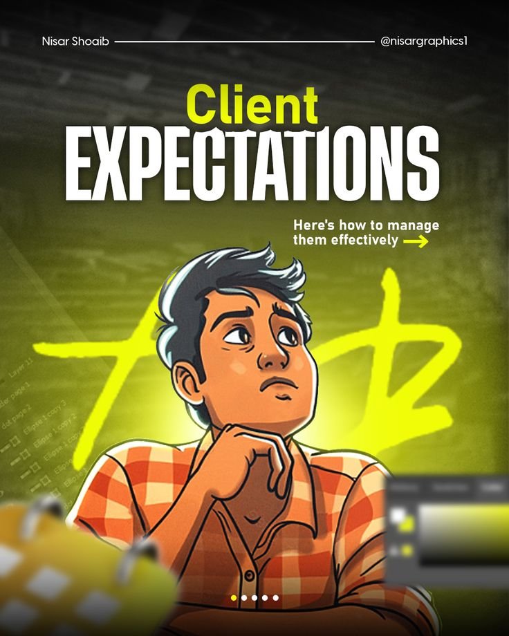 Client Expectations _ Graphic Designer Carousel _ Social Media _ Step 3 Design _ nisargraphics
